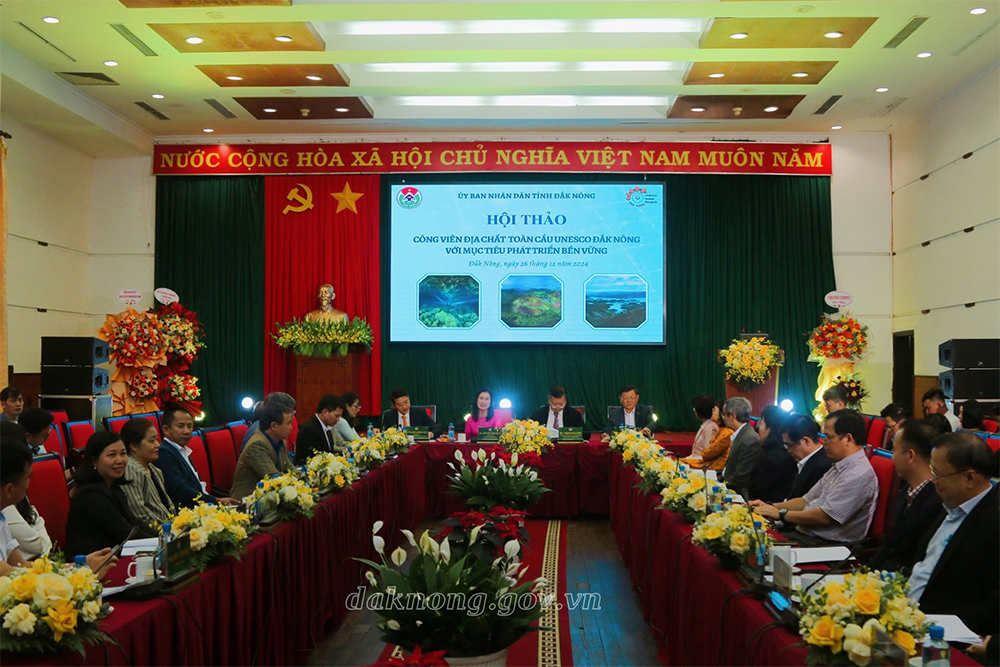 Hội thảo phát triển bền vững CVĐCTC UNESCO Đắk Nông